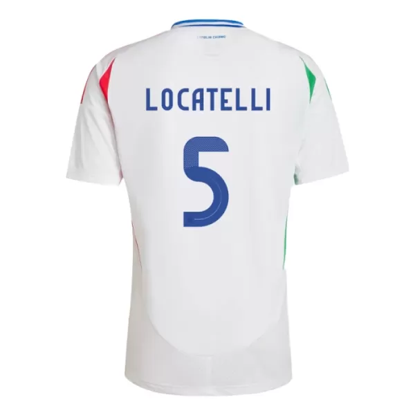 Italien Manuel Locatelli 5 Fotbollströja Borta EM 2024