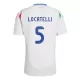 Italien Manuel Locatelli 5 Fotbollströja Borta EM 2024