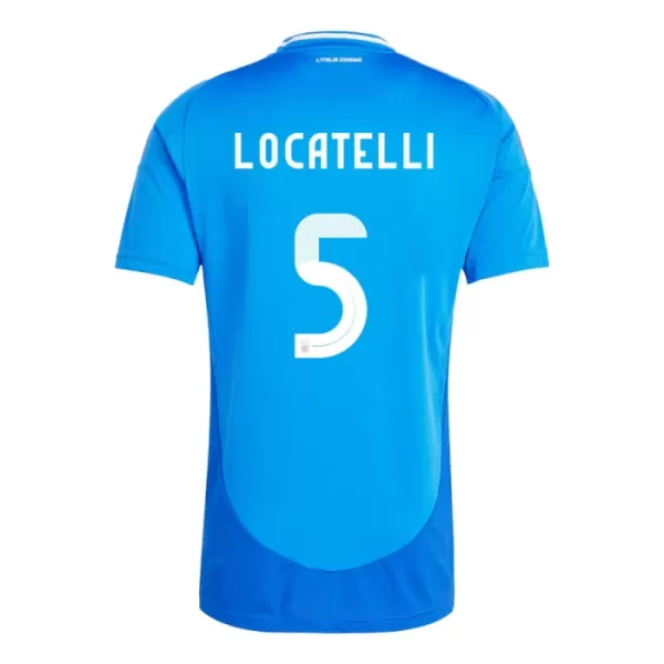 Italien Manuel Locatelli 5 Fotbollströja Hemma EM 2024