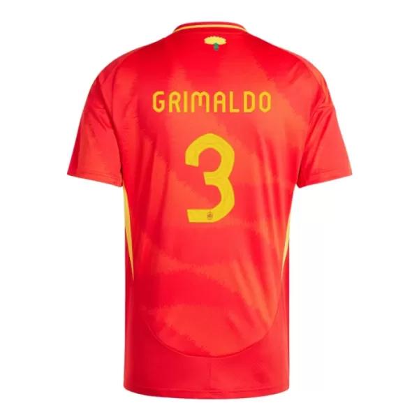 Spanien Alejandro Grimaldo 3 Fotbollströja Hemma EM 2024