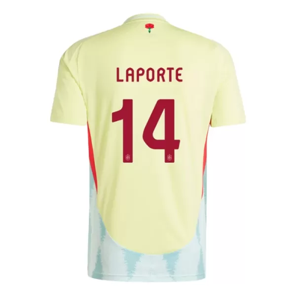 Spanien Aymeric Laporte 14 Fotbollströja Borta EM 2024