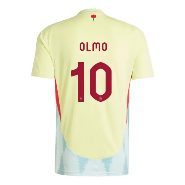 Spanien Dani Olmo 10 Fotbollströja Borta EM 2024