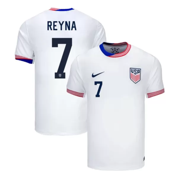 USA Reyna 7 Fotbollströja Hemma 2024