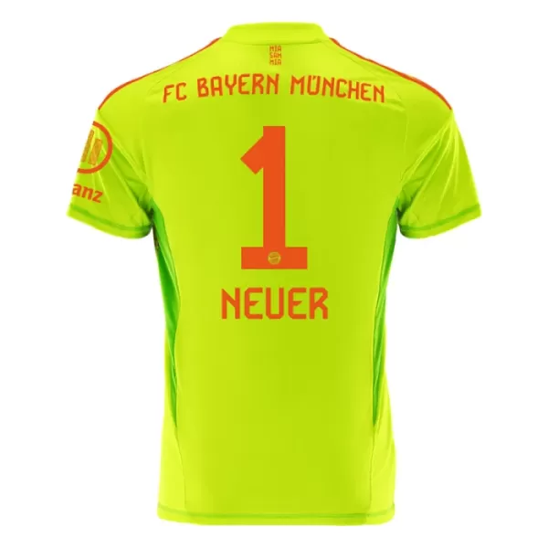 FC Bayern München Manuel Neuer 1 Målvakt Fotbollströja Hemma 2024/25