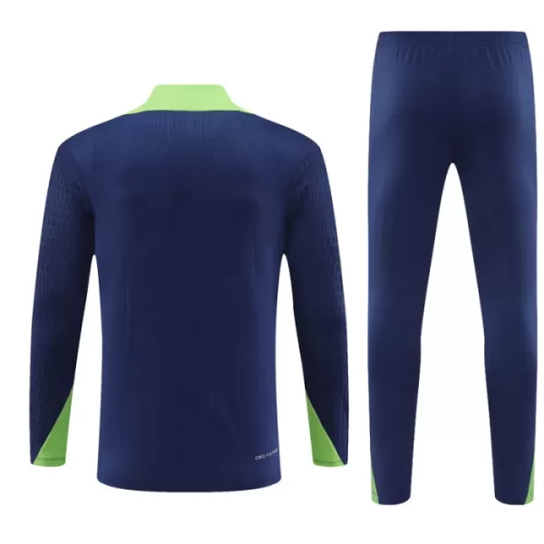 Brasilien Träningströjasats Quarter-Zip 2024/25 Navy