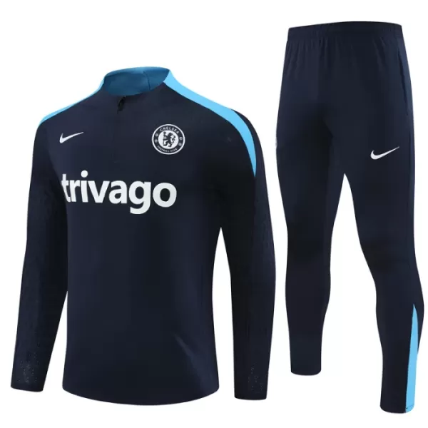 Chelsea Träningströjasats Quarter-Zip 2024/25 Svart