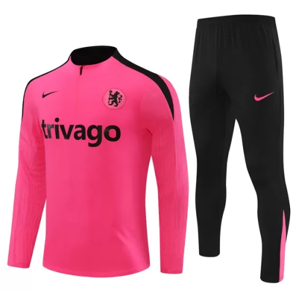 Chelsea Träningströjasats Quarter-Zip Barn 2024/25 Rosa