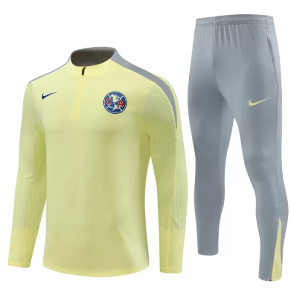 Club América Träningströjasats Quarter-Zip Barn 2024/25 Gul