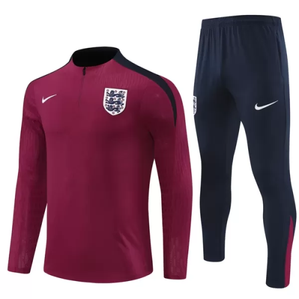 England Träningströjasats Quarter-Zip Barn 2024/25 Röd