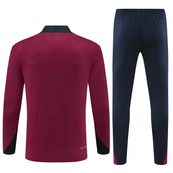 England Träningströjasats Quarter-Zip Barn 2024/25 Röd