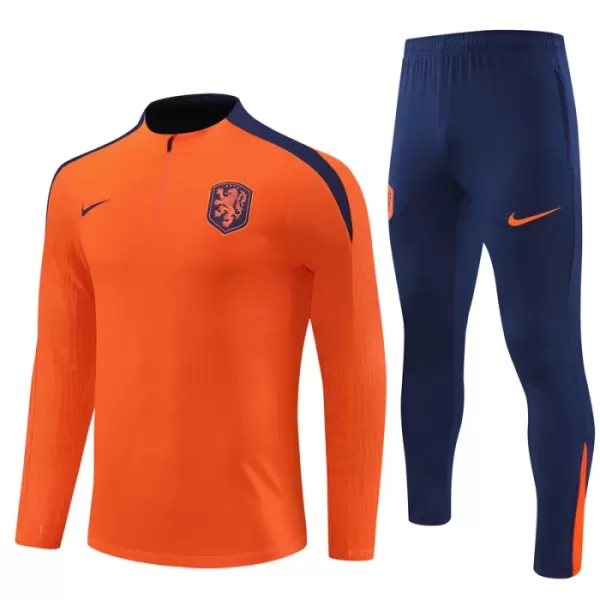 Holland Träningströjasats Quarter-Zip 2024/25 Orange