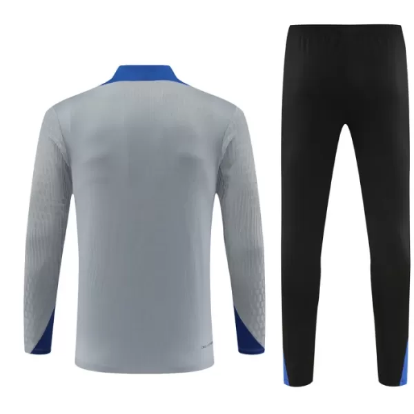 Inter Milan Träningströjasats Quarter-Zip 2024/25 Grå