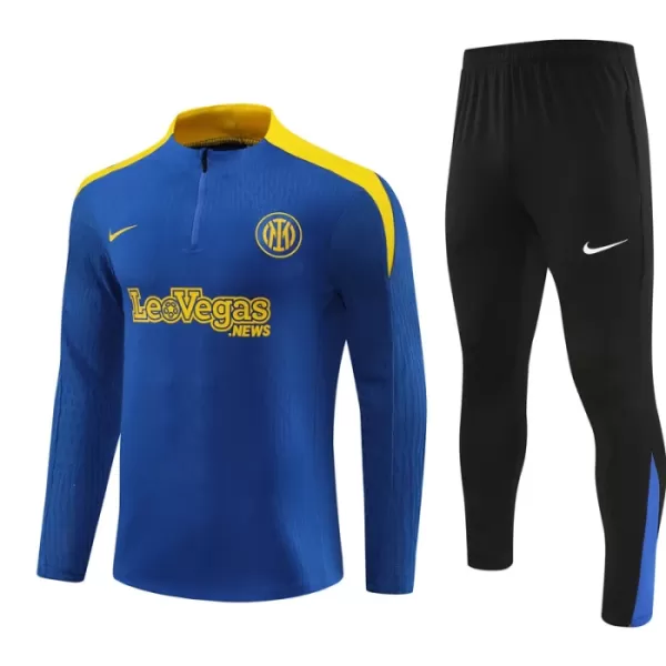 Inter Milan Träningströjasats Quarter-Zip Barn 2024/25 Blå