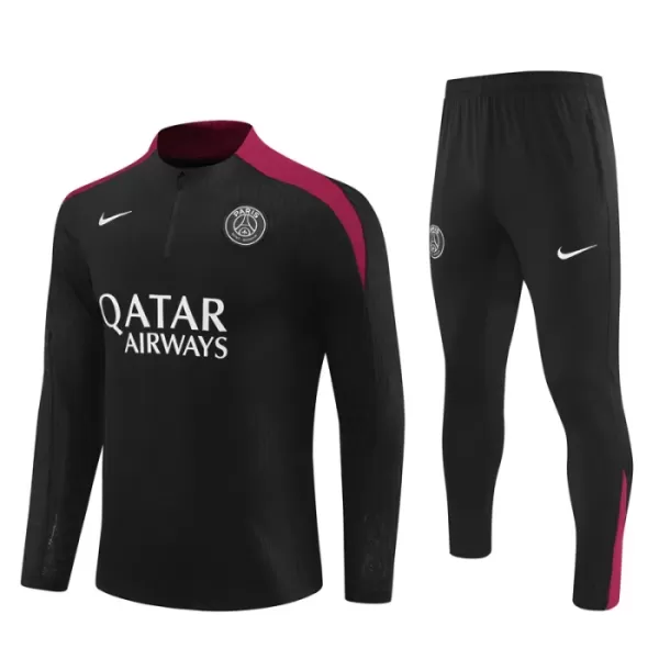 Paris Saint-Germain Träningströjasats Quarter-Zip 2024/25 Svart