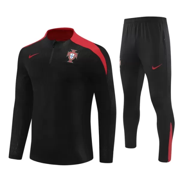 Portugal Träningströjasats Quarter-Zip 2024/25 Svart