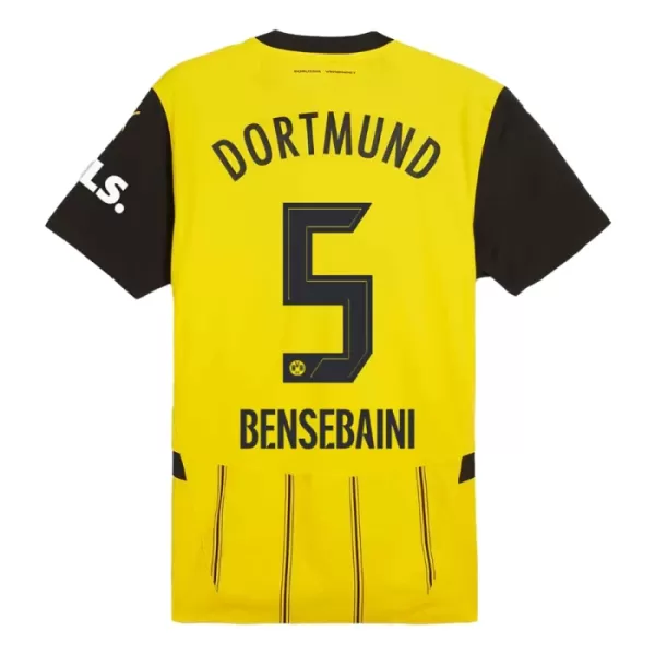 Borussia Dortmund Bensebaini 5 Fotbollströja Hemma 2024/25