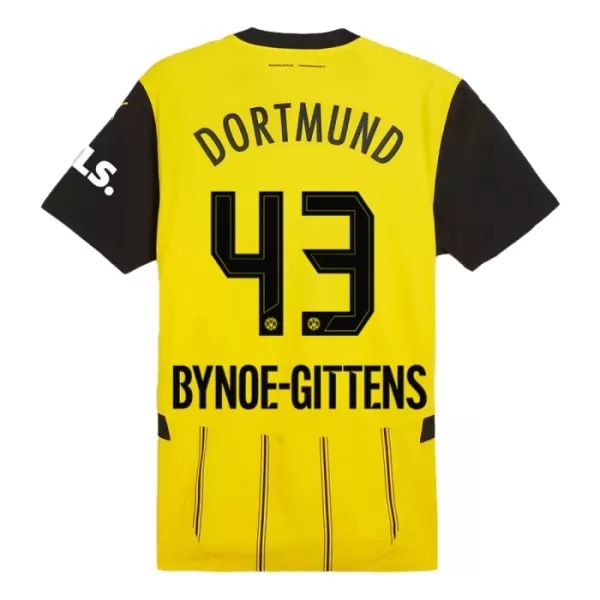 Borussia Dortmund Bynoe Gittens 43 Fotbollströja Barn Hemma 2024/25