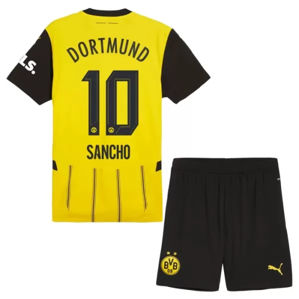 Borussia Dortmund Sancho 10 Fotbollströja Barn Hemma 2024/25