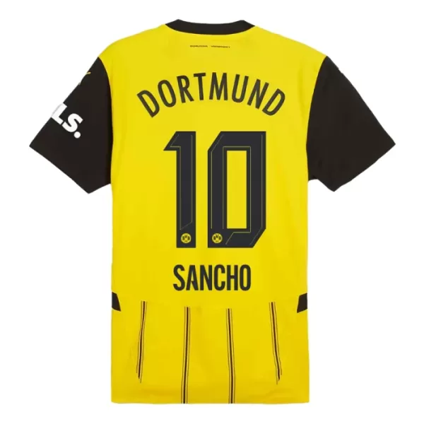 Borussia Dortmund Sancho 10 Fotbollströja Barn Hemma 2024/25