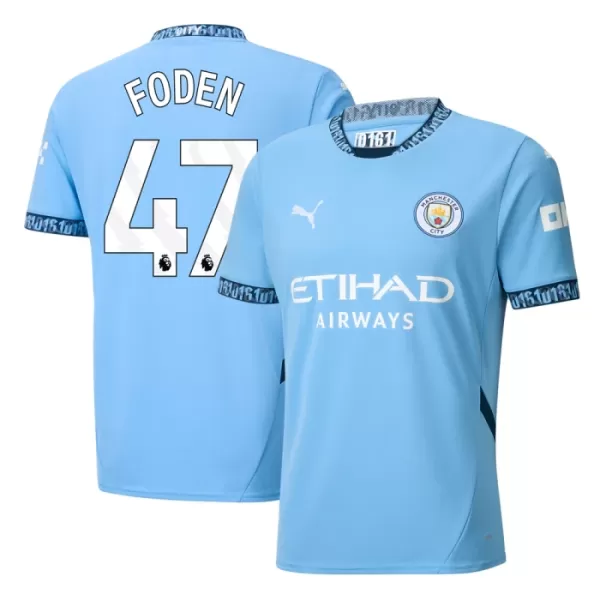 Manchester City Foden 47 Fotbollströja Hemma 2024/25