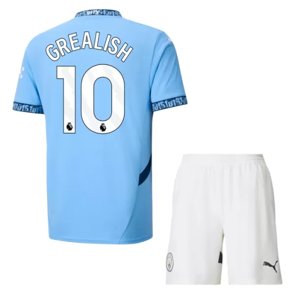 Manchester City Grealish 10 Fotbollströja Barn Hemma 2024/25