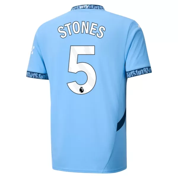 Manchester City Stones 5 Fotbollströja Hemma 2024/25