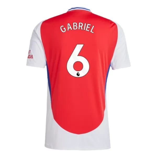 Arsenal Gabriel 6 Fotbollströja Hemma 2024/25