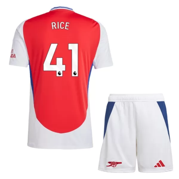 Arsenal Rice 41 Fotbollströja Barn Hemma 2024/25