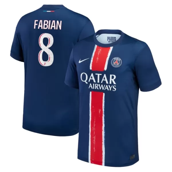 Paris Saint-Germain Fabian Ruiz 8 Fotbollströja Hemma 2024/25