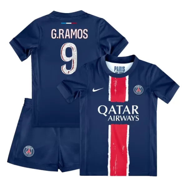 Paris Saint-Germain Goncalo Ramos 9 Fotbollströja Barn Hemma 2024/25