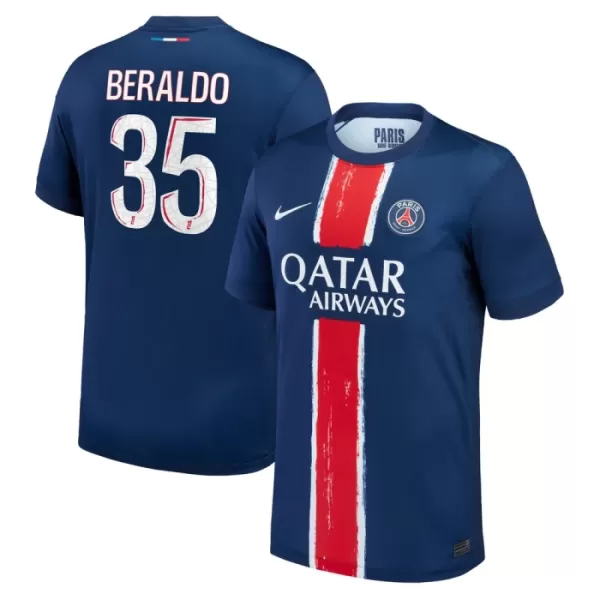 Paris Saint-Germain Lucas Beraldo 35 Fotbollströja Hemma 2024/25