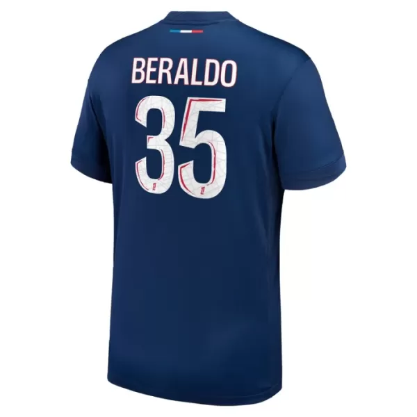 Paris Saint-Germain Lucas Beraldo 35 Fotbollströja Hemma 2024/25