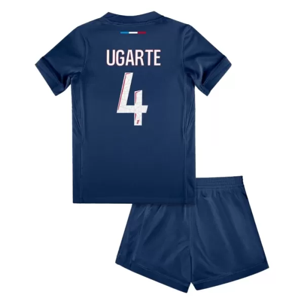 Paris Saint-Germain Manuel Ugarte 4 Fotbollströja Barn Hemma 2024/25