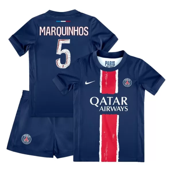 Paris Saint-Germain Marquinhos 5 Fotbollströja Barn Hemma 2024/25