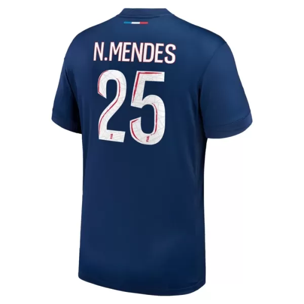 Paris Saint-Germain Nuno Mendes 25 Fotbollströja Hemma 2024/25