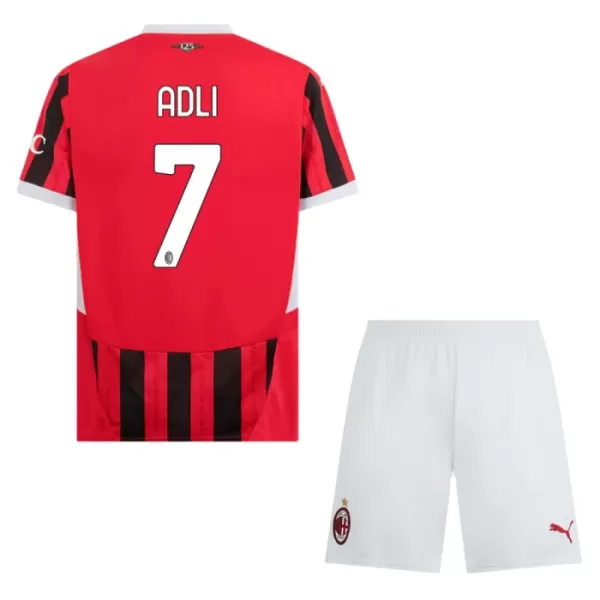 AC Milan Adli 7 Fotbollströja Barn Hemma 2024/25