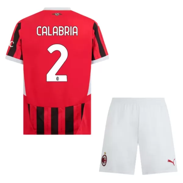 AC Milan Calabria 2 Fotbollströja Barn Hemma 2024/25