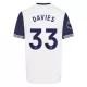 Tottenham Hotspur Davies 33 Fotbollströja Barn Hemma 2024/25