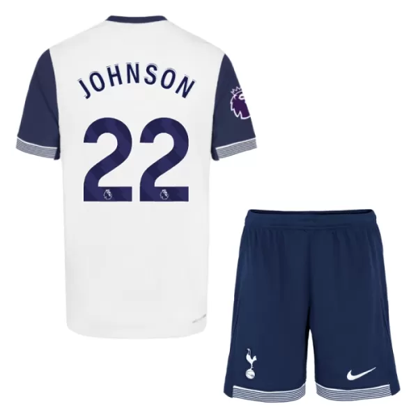 Tottenham Hotspur Johnson 22 Fotbollströja Barn Hemma 2024/25