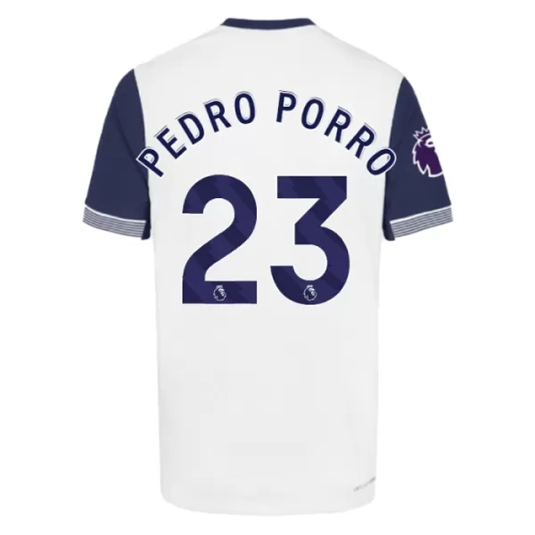 Tottenham Hotspur Pedro Porro 23 Fotbollströja Barn Hemma 2024/25