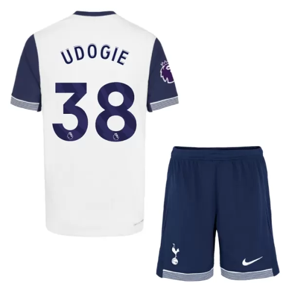 Tottenham Hotspur Udogie 38 Fotbollströja Barn Hemma 2024/25