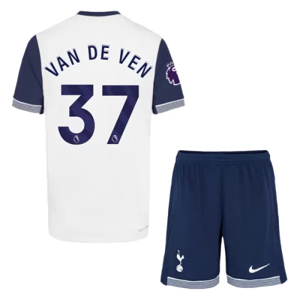 Tottenham Hotspur Van De Ven 37 Fotbollströja Barn Hemma 2024/25