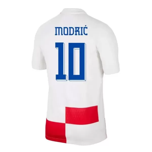 Kroatien Modrić 10 Fotbollströja Barn Hemma EM 2024