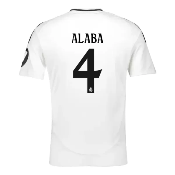 Real Madrid Alaba 4 Fotbollströja Barn Hemma 2024/25