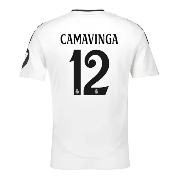 Real Madrid Camavinga 12 Fotbollströja Barn Hemma 2024/25