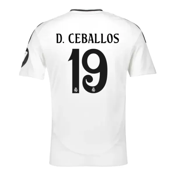 Real Madrid D. Ceballos 19 Fotbollströja Hemma 2024/25