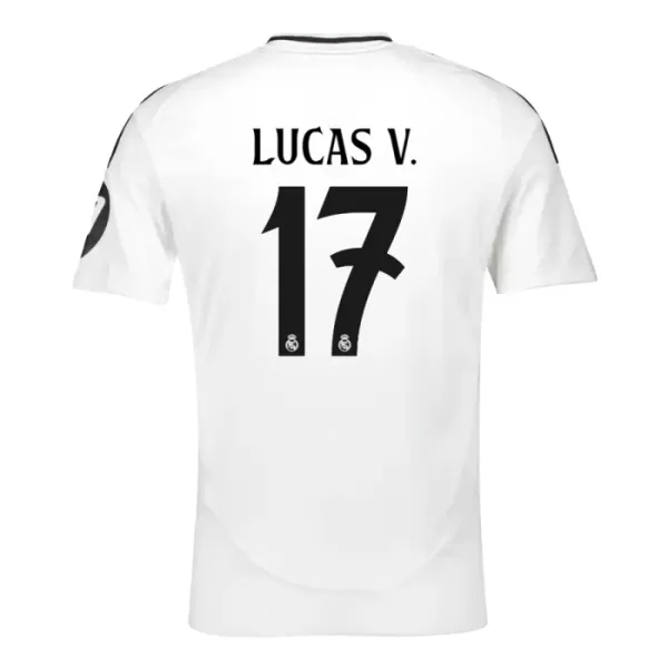 Real Madrid Lucas V. 17 Fotbollströja Hemma 2024/25