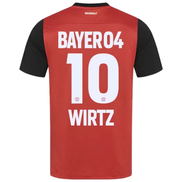 Bayer Leverkusen Florian Wirtz 10 Fotbollströja Barn Hemma 2024/25