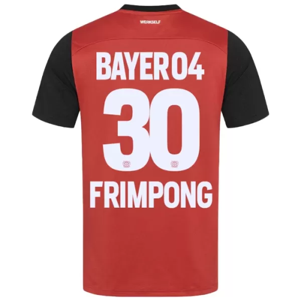 Bayer Leverkusen Jeremie Frimpong 30 Fotbollströja Hemma 2024/25