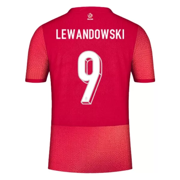 Polen Lewandowski 9 Fotbollströja Borta EM 2024